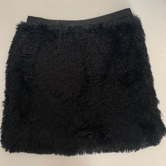 Petticoat Alley Faux Fur Mini Skirt, Size Small - Picture 1 of 4